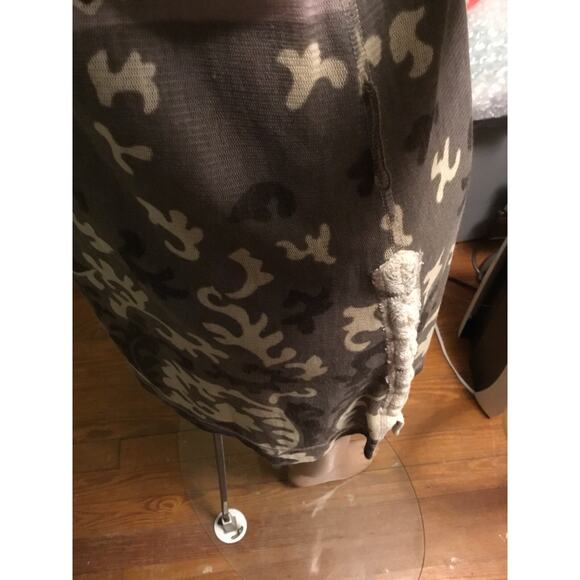 Vivienne Tam Beige/Brown Mesh 3/4 Sleeve Shift Mini Dress - Picture 10 of 10